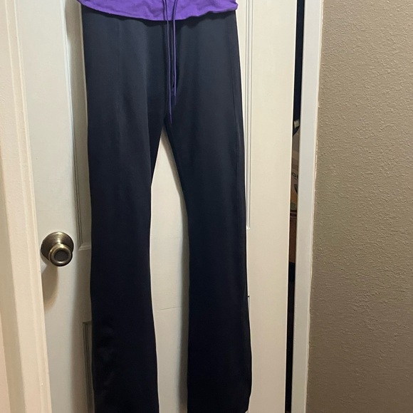 Pants - Purple and Black Lounge Pants adidas size xs